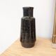 Vintage midnight blue ceramic vase