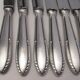 Reneka silver metal knives stainless steel blade filet service cutlery