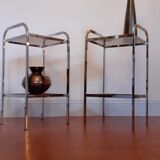 Pair of vintage 70s side table