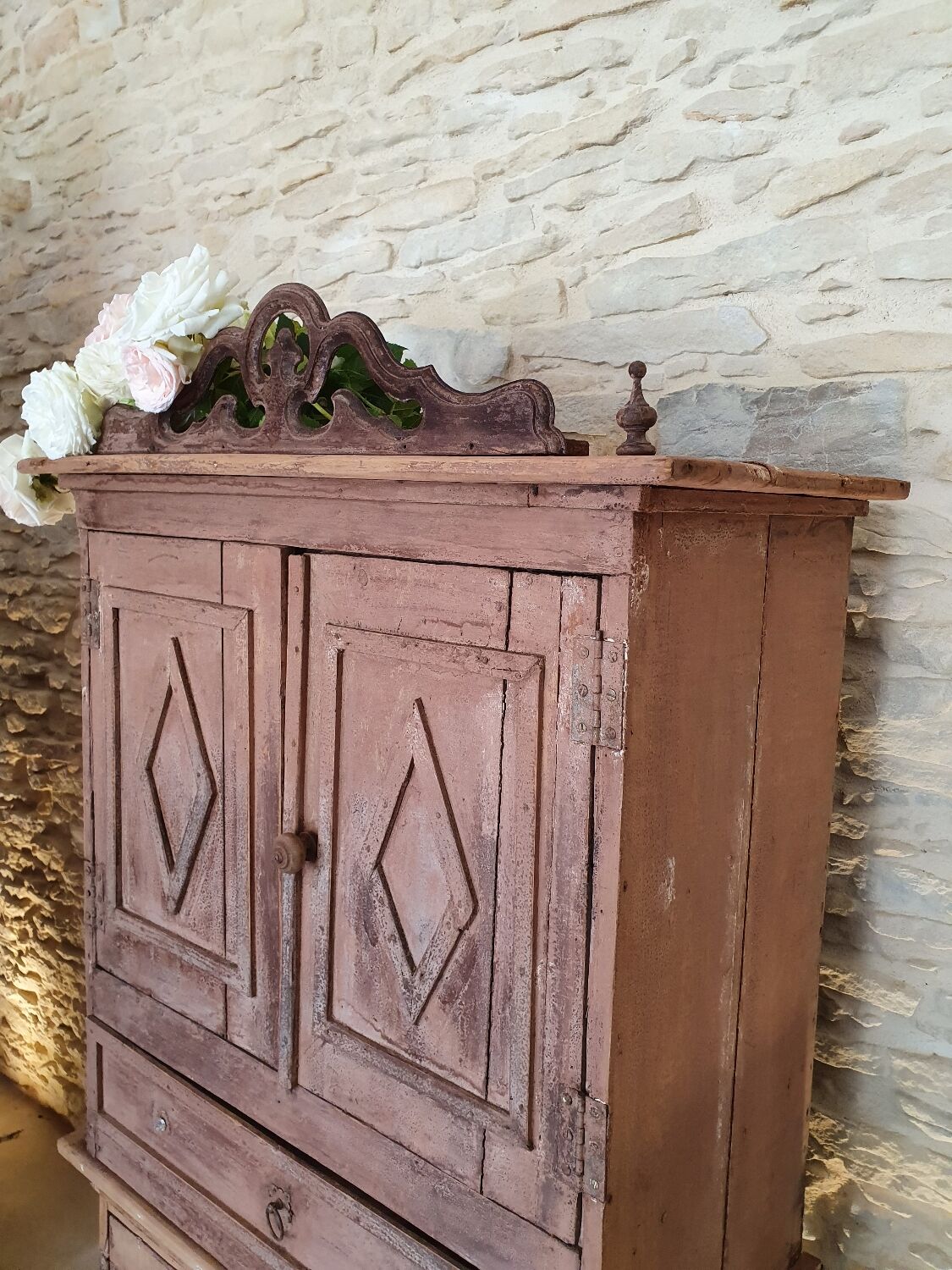 Wardrobe style folk art