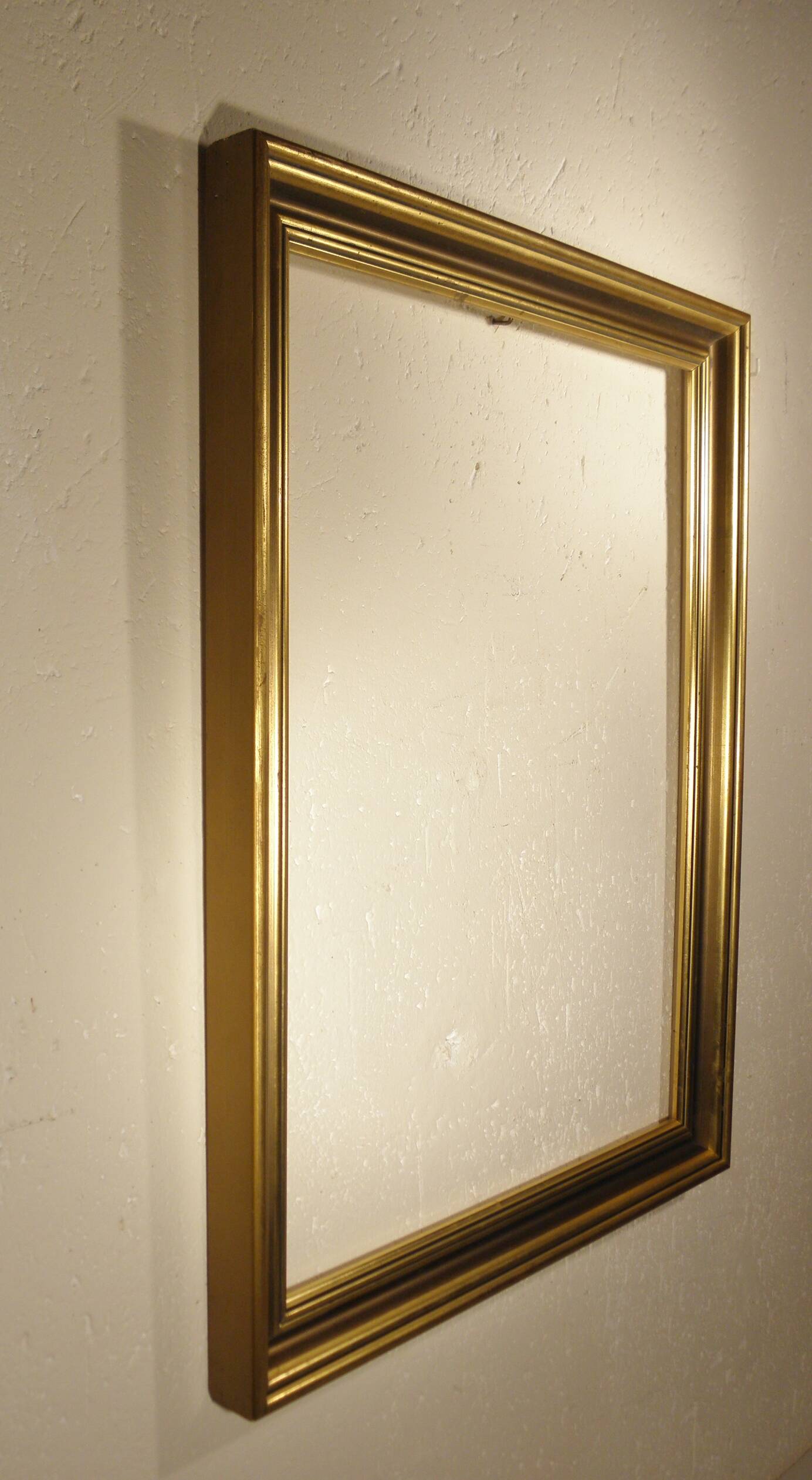 Golden wooden frame 64 x 50