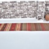 Neutral Vintage Kilim Runner sku 3065