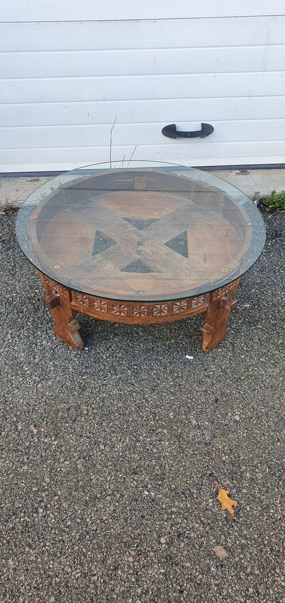Table roue de charette début XXéme
