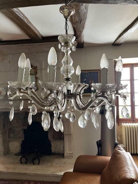 8-light Venetian chandelier