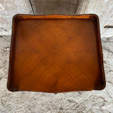 Antique Nightstand Louis XV Style Wood 3 Drawers + Vintage Case #