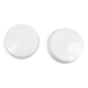 A pair of white ceiling lamps, RZB Bamberg, Germany, 1970s.