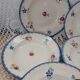 7 Digoin and Sarreguemines soup plates