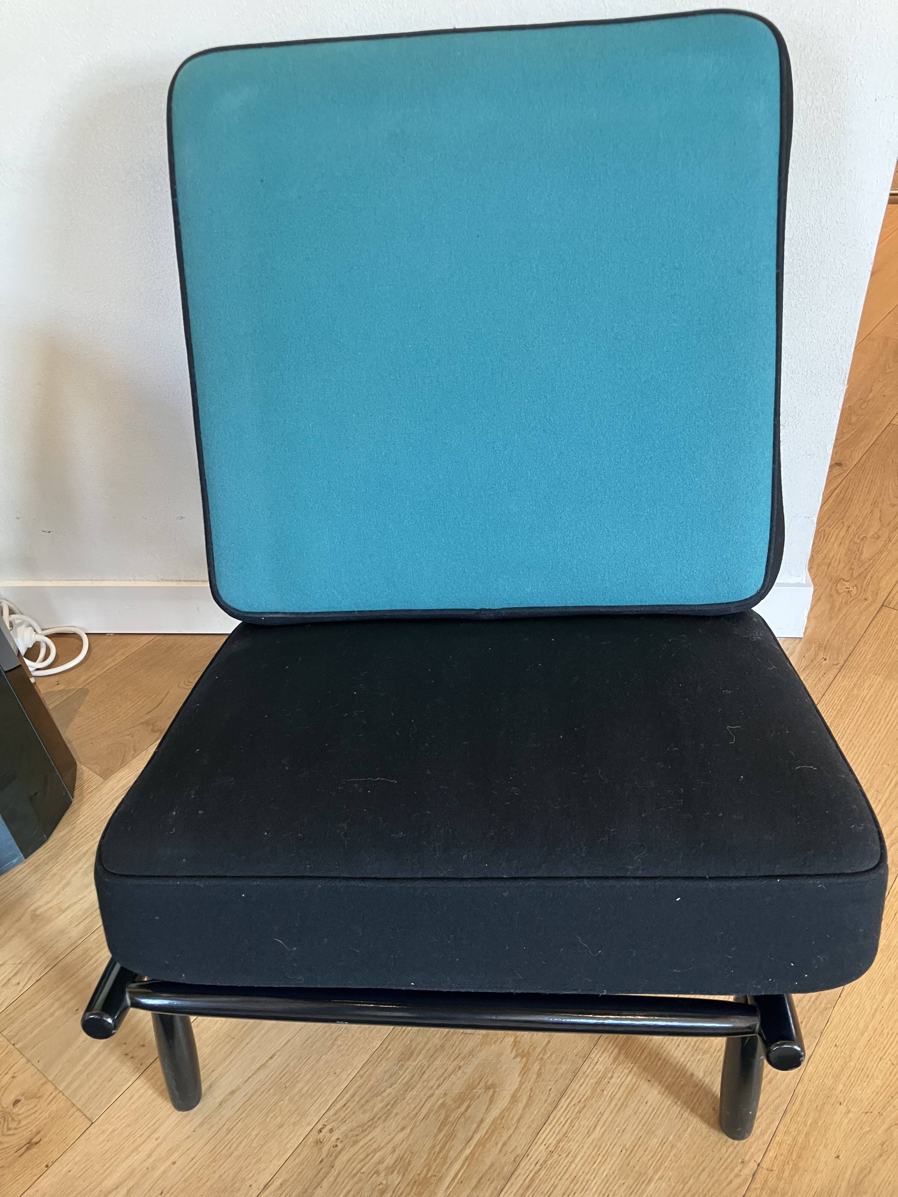 Fauteuil lounge Noir Domus Alf Svensson