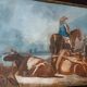 Antique tempera painting on paper, 18th century Italian school