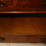 20th century walnut sloping secretary