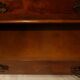 20th-century walnut slant-front secretary