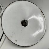 Enameled sheet metal pendant lights