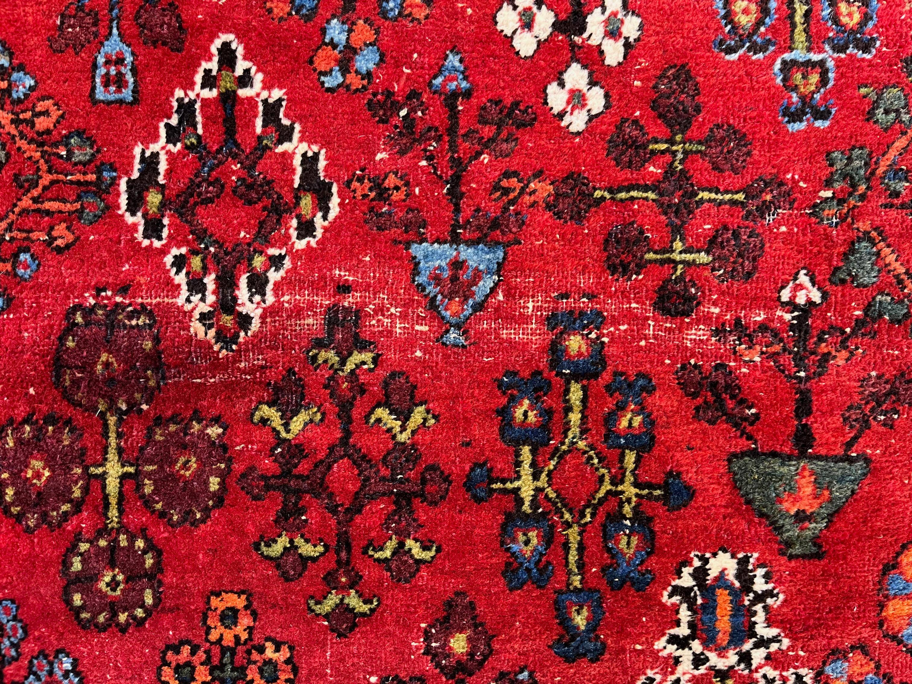 Vintage Persian Meymeh Rug, Wool Oriental HandMade Rug 328x236 cm