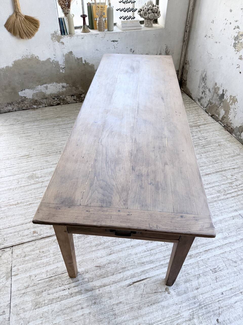 XL oak farmhouse table 1950 235cm