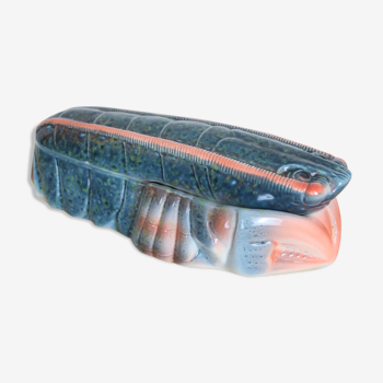 Boîte homard de Michel Caugant en céramique, zoomorphe