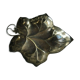Old cut/flat ivy leaf shape/vine, silver metal, WMF