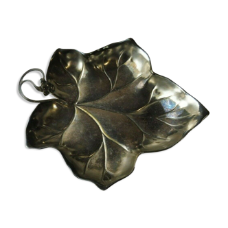 Old cut/flat ivy leaf shape/vine, silver metal, WMF