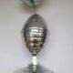 Vintage 1950s opaline globe pendant lamp