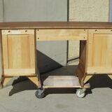 Minister in solid walnut desk