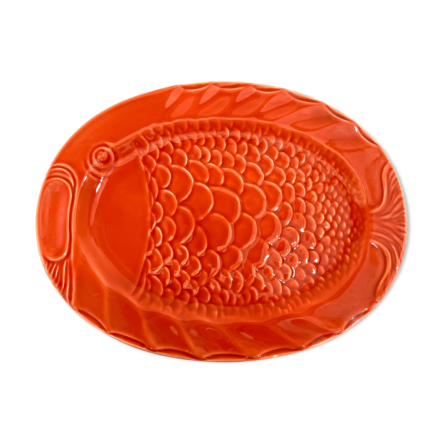 Orange fish dish Christian Dior