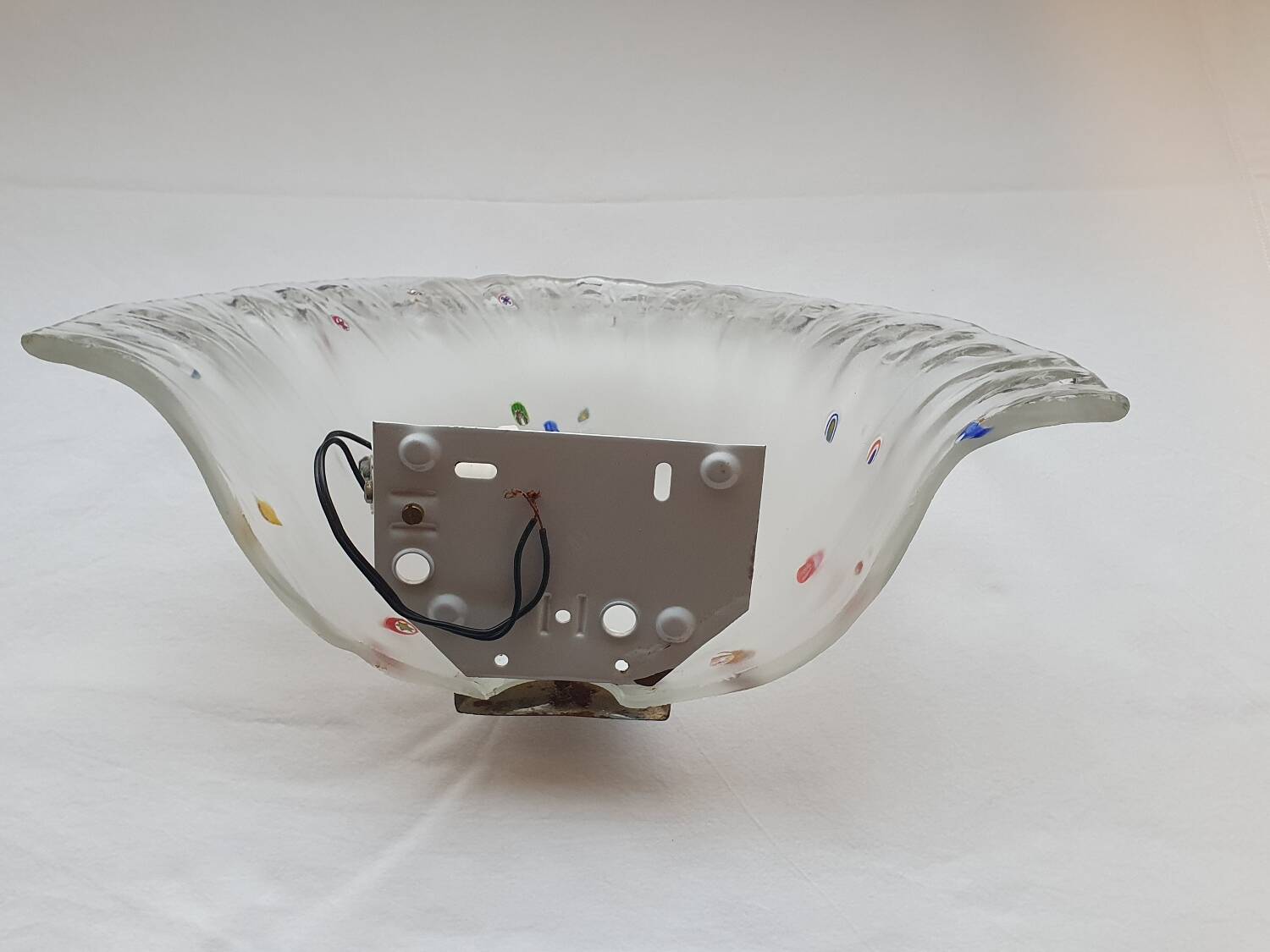 Murano glass wall sconce