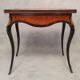 Louis XV Napoleon III Games Table - Marquetry - Bois De Rose - Palissandre - 19th