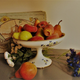 French antique porcelain fruit bowl by E. Bourgeois