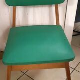 Chaise année 50 verte