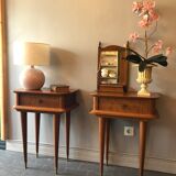 2 vintage bedside tables