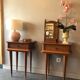 2 vintage bedside tables
