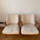 Pair of Vintage Italian Armchairs – Circa 1960 – Sheep Wool