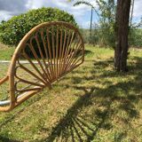 Rattan bed