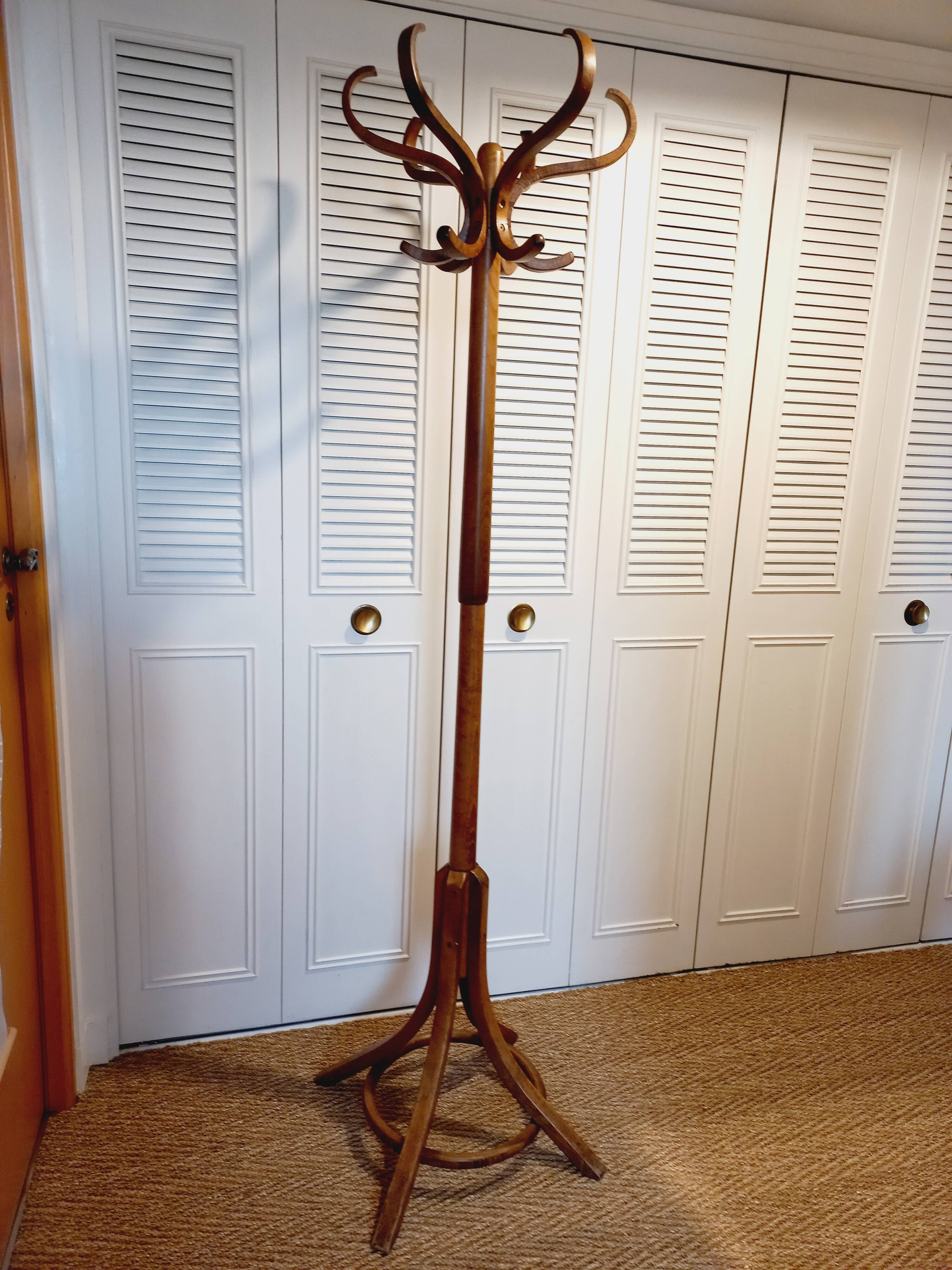 Vintage parrrot coat rack