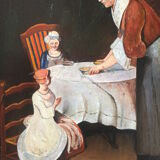 Naïve table 19th, benedicity.