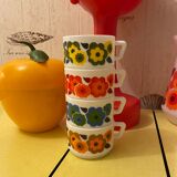 Coffee cup arcopal lotus retro pops 70s