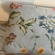 Louis XV style footstool with floral pattern