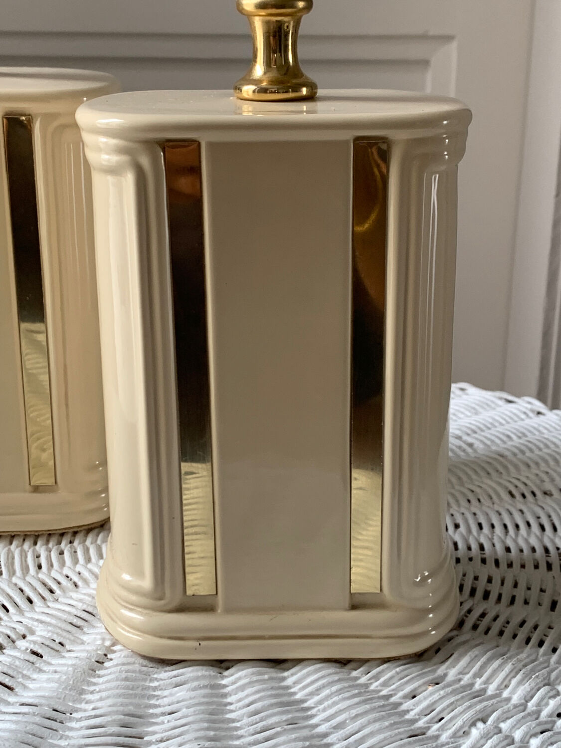 Paire de lampes vintage