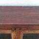 Small glass cabinet in old wood