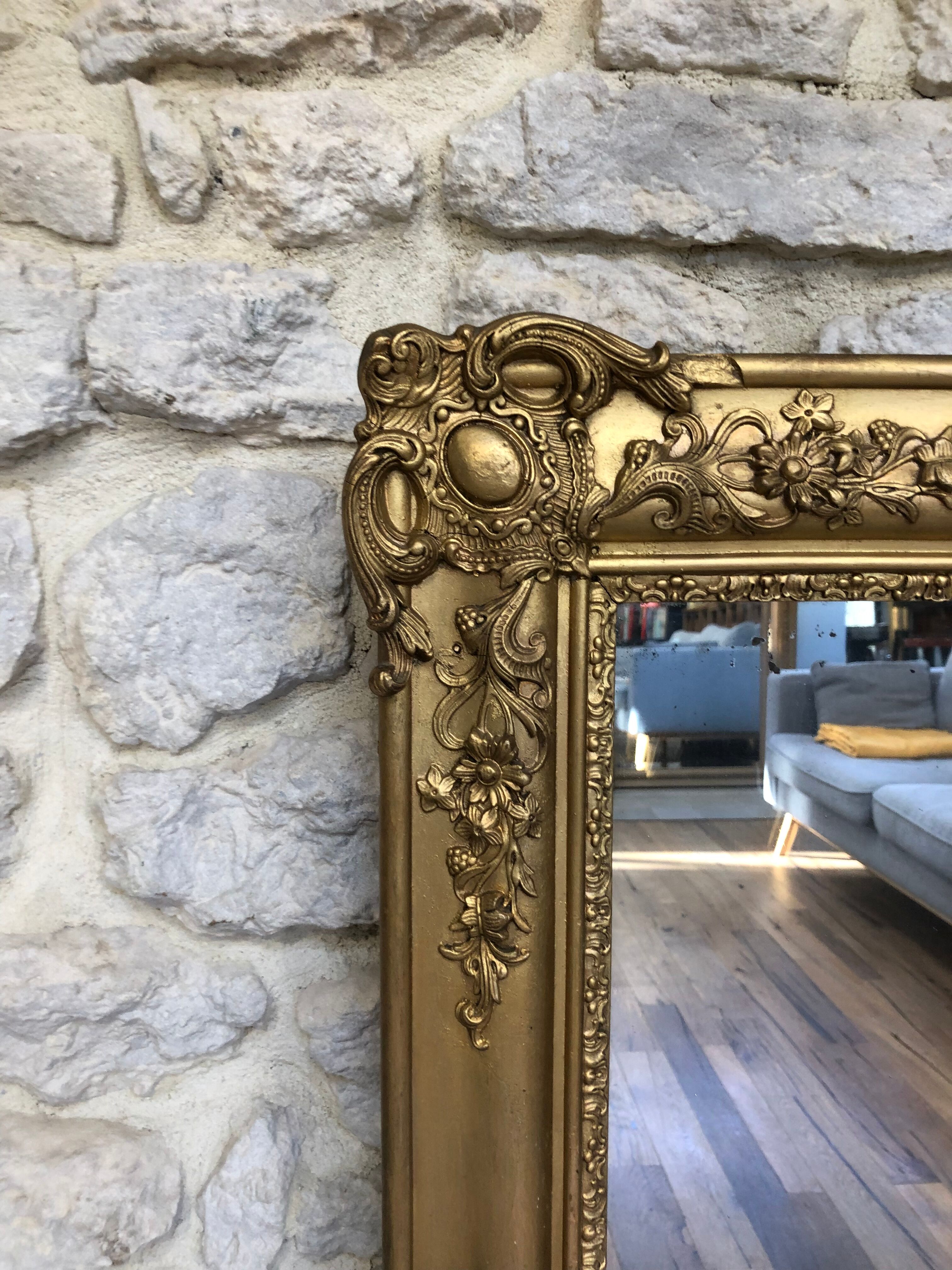 Early 19th century mirror 119cm/98cm