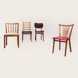 4 chaises mid century