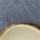 Miroir a main biseauté de taille moyenne art deco