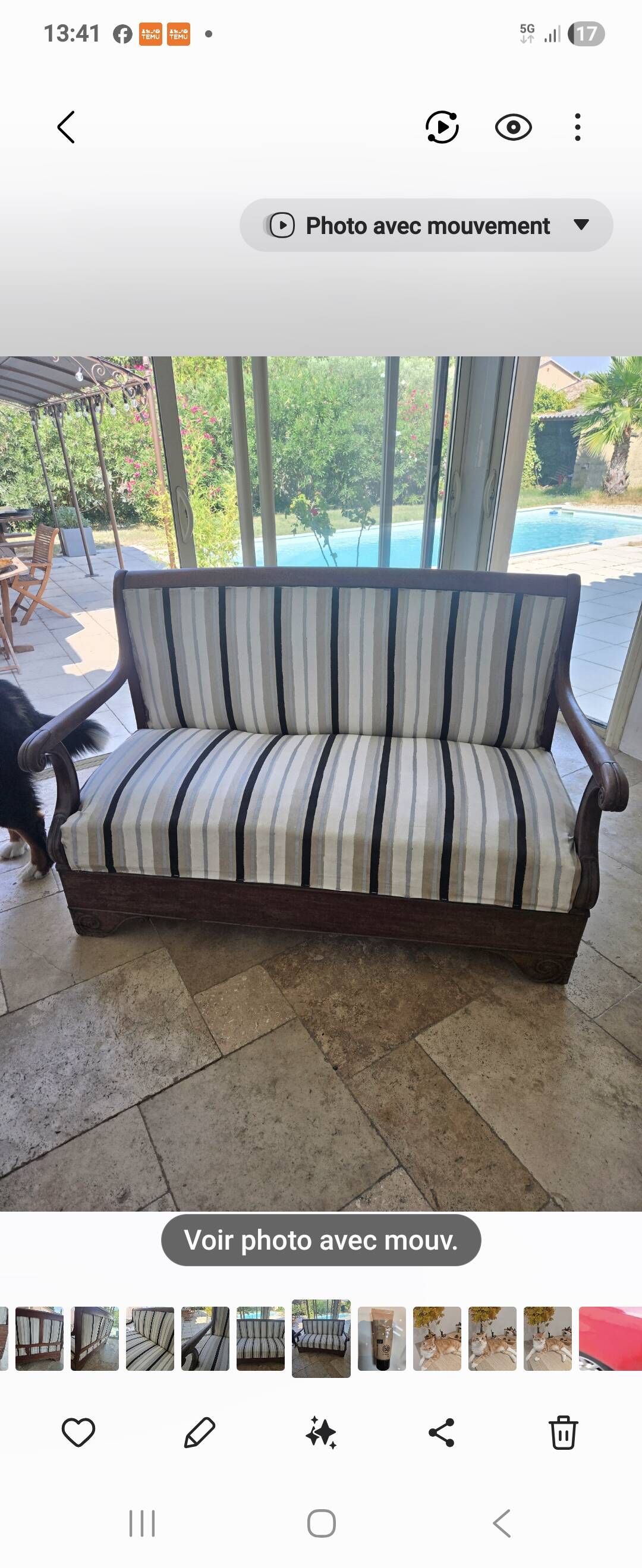 Empire/Restauration sofa 2/3 seats
