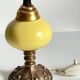 Old ceramic and bronze lamp