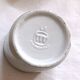 Duo Italian Porcelain Cups with Vintage Monopoly Pewter Holder