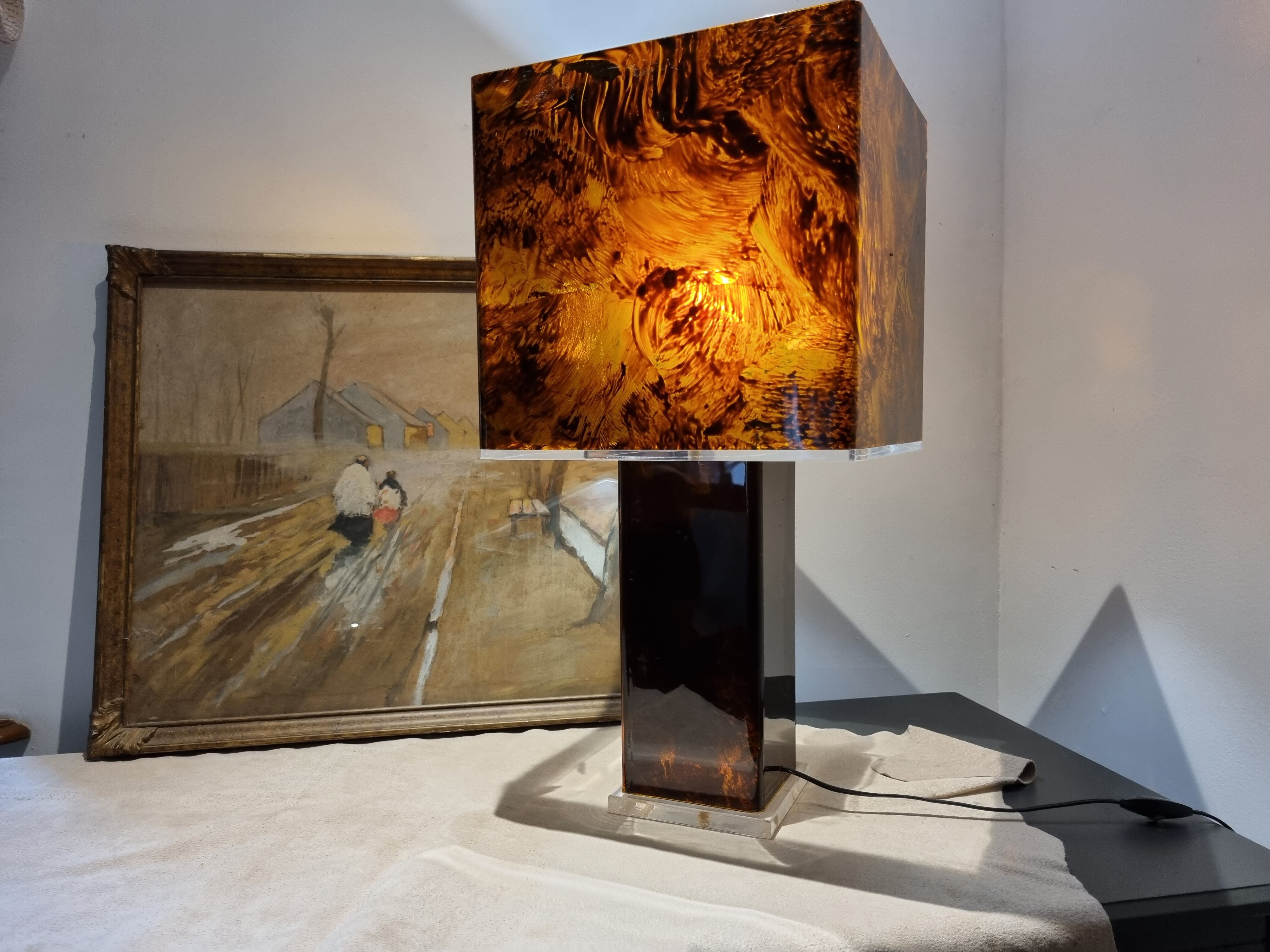 Plexiglas lamp 70s