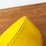 Yellow enamel bowl mid-century by Kaj Franck for Wärtsila Arabia, Finland, 1960s.