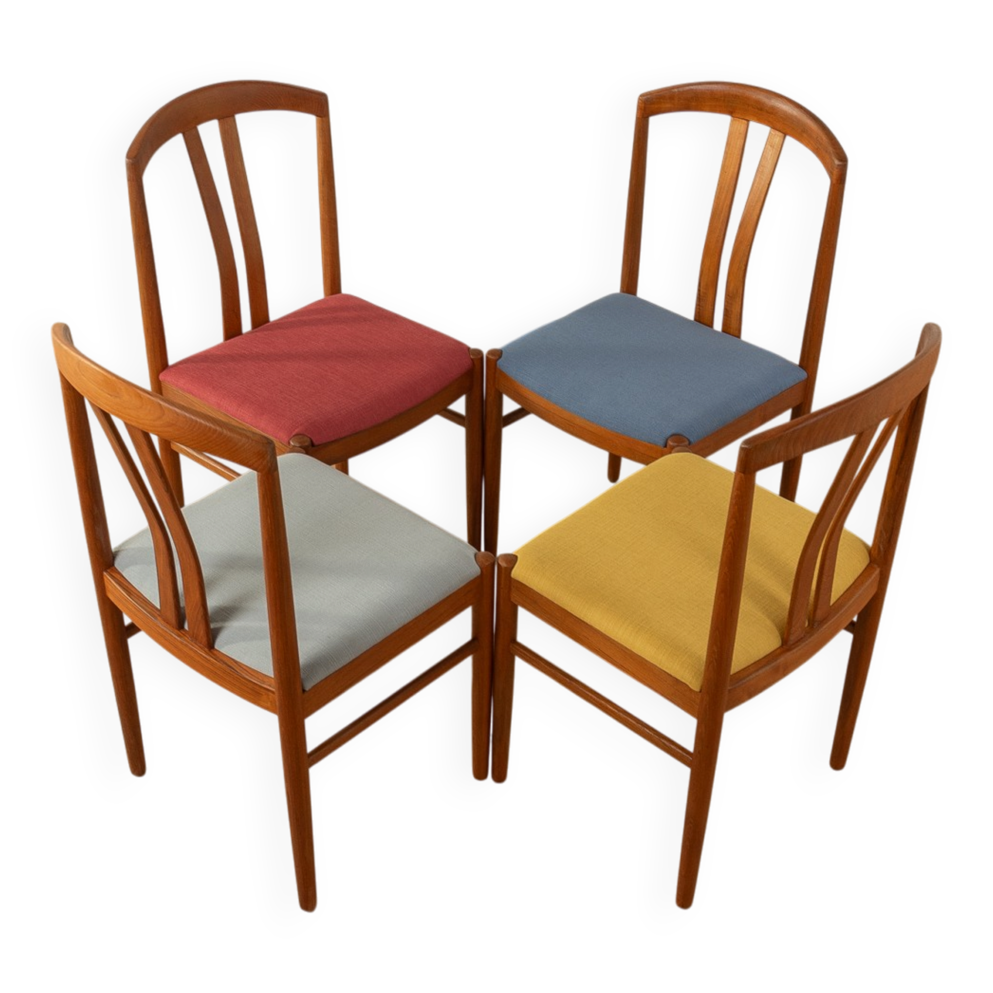 Dining chairs, set of 4, , 1960s, Carl Ekström for Alb. Johansson & Söner