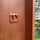 Buffet vitrine en teck 1970