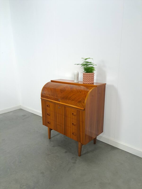 Secrétaire bureau uit Zweden met lades, bureau scandinave