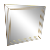 Art Deco Style Faceted Mirror - 95 x 95